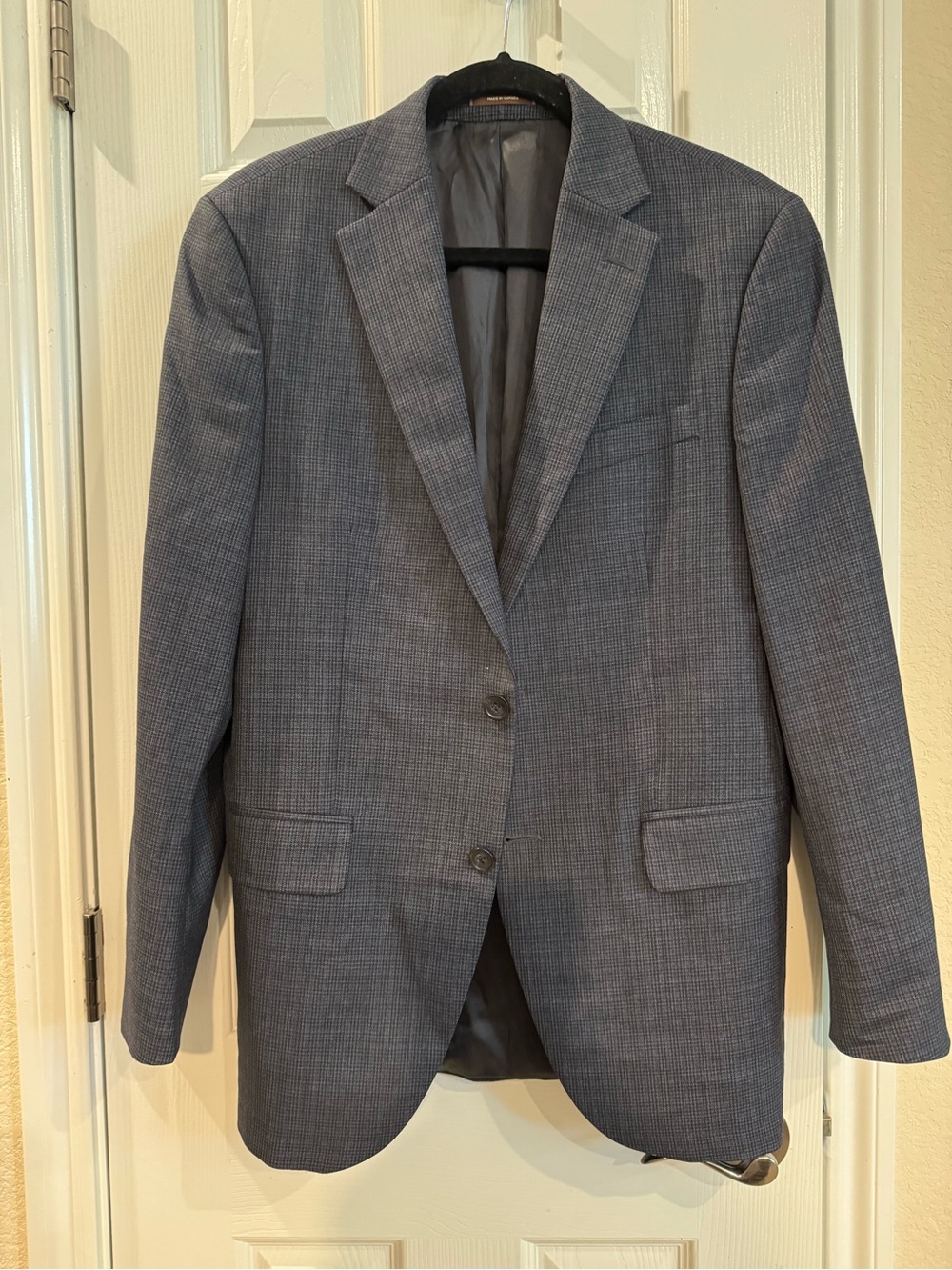 Peter Millar Gray Textured Men's Two-Button Blazer
